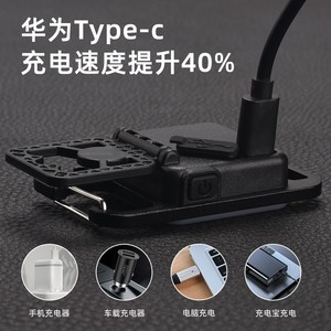 <b>Led</b> Rechargeable Keychain <b>Light</b> With Magnet Type C Charging Outdoor Camping <b>Work</b> <b>Light</b> - Product Image 5
