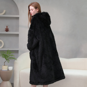 Oversized Custom TV Wearable Pocket Fleece Warm Blanket Hoodie <strong>Oodie</strong> With Sleeve Sweatshirt Winter Housecoat - Product Image 4