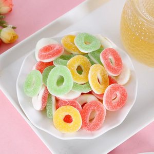 Oem ODM logo số lượng lớn tùy chỉnh nhãn hiệu riêng trái cây Gummies chua thắt lưng Halal Kosher nhai Jelly mềm Kẹo Kẹo bán buôn - Product Image 6