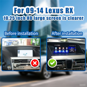 Directo de fábrica, CD GPS de 10,25 pulgadas, pantalla de Control Central, Panel de salpicadero, Radio para Lexus RX 09-14, tipo MP3, 1 año incluido - Product Image 3