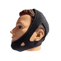 Vente chaude de haute qualité arrêter de ronfler mentonnière respirante Anti ronflement mâchoire ceinture soutien du sommeil orthèse de cou réglable pour le ronflement