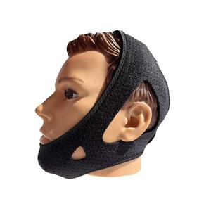 뜨거운 판매 하이 퀄리티 중지 코골이 통기성 턱 스트랩 안티 코골이 턱 벨트 수면 지원 조정 가능한 목 중괄호 코골이 - Product Image 5