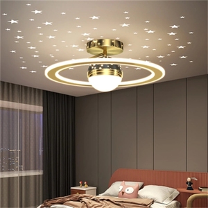 Plafonnier Led au design moderne et romantique, <span class=keywords><strong>luminaire</strong></span> décoratif d'intérieur, idéal pour un salon, une chambre d'enfant ou une chambre à coucher - Product Image 2