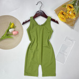 Combinaison courte pour filles de 6 mois à 16 ans, vêtements pour bébé fille, combinaison une pièce, vêtements d'été pour enfants, shorts pour fillettes - Product Image 4