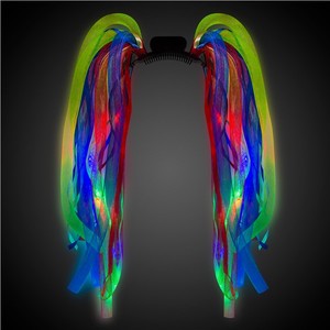 Serre-tête éclairé à LED, scintillant, pour nouilles, pour Mardi Gras, nouvelle collection - Product Image 3