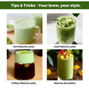 Té de Leche con Matcha, Hongos y Proteína de Suero de Leche, con Adaptógenos de Ashwagandha de Marca Propia, para Mantenerse Energizado, Calmado y Concentrado - Product Image 2