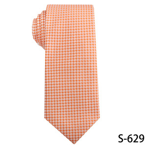 <span class=keywords><strong>Cravate</strong></span> orange pour hommes d'affaires rétro mode chemise de gentleman de haute qualité costume <span class=keywords><strong>cravate</strong></span> à la main - Product Image 5