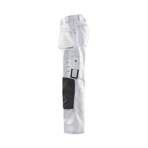 BLAKLADER - 153112101098C52 Pantalones de pintor Blanco/Gris oscuro-EAN 7330509755143 PANTALONES DE TRABAJO CARGO - Product Image 5