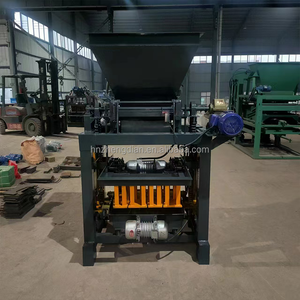 Machine à briques QTJ4-35B, machine simple de fabrication de blocs de béton, machine de fabrication de briques emboîtables, manuelle - Product Image 3