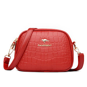 <span class=keywords><strong>Sac</strong></span> à bandoulière à rabat en cuir PU pour femmes Vintage <span class=keywords><strong>Sac</strong></span> à <span class=keywords><strong>main</strong></span> messager de créateur souple Multi-poches tendance Hiver Polyester Lady - Product Image 4