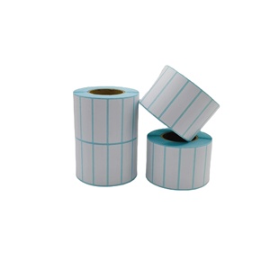 <strong>Raw</strong> <strong>Materials</strong> <strong>Self</strong>-<strong>adhesive</strong> 50mm*15mm Coated Barcode 1000pcs Roll Exhibition Tags Stickers Direct Thermal <strong>Labels</strong>