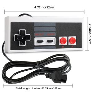 Classic <b>Wired</b> Gamepad with Vibration Motor for NESes Retro Joystick ABS Material - Product Image 3