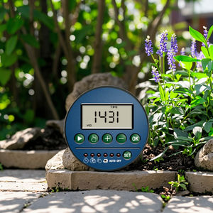 Controlador de temporizador de agua de <span class=keywords><strong>riego</strong></span> <span class=keywords><strong>por</strong></span> <span class=keywords><strong>goteo</strong></span> Control de batería seca de estación única con válvula solenoide para plantación de jardín agrícola - Product Image 5