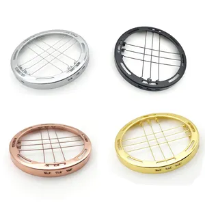 Wholesale 4 Colors Metal Punch Stamping Premium Silver Or Gold Plated Steel Incense Carbon Burner Coil Holder