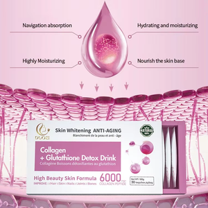 DUOZI Collagen Glutathione Detox Drink 6000mg Powder 30 Bags Skin Whitening Anti-Aging Beauty Formula - Product Image 4
