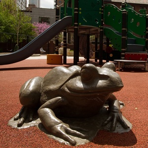 Piscine en forme de fontaine de <span class=keywords><strong>grenouille</strong></span>, jouet personnalisé de conception métallique, fontaine sur pied, haute qualité, à vendre - Product Image 3