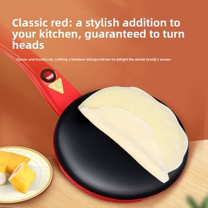 Máquina Portátil para Crepas y Panqueques de 8 Pulgadas con Placas, Batidor, Espátula de Silicona y Revestimiento Antiadherente para una Fácil Limpieza - Product Image 3