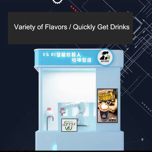 Offre Spéciale 3-en-1 entièrement automatique Smoothies crème glacée thé à bulles et thé au lait Machine à café avec <span class=keywords><strong>robot</strong></span> - Product Image 4