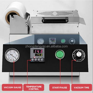 เครื่องซีลสูญญากาศแบบตั้งโต๊ะอัตโนมัติ รุ่น DZ-250T สำหรับบรรจุภัณฑ์อาหาร เช่น ปลา เนื้อสัตว์ ชีส ด้วยฟิล์ม/ถุง - Product Image 3