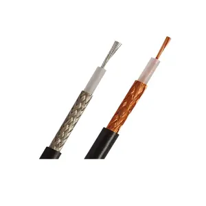 高品质90% 编织同轴电缆纯铜RG6工厂价格通信电缆，用于可靠的信号传输