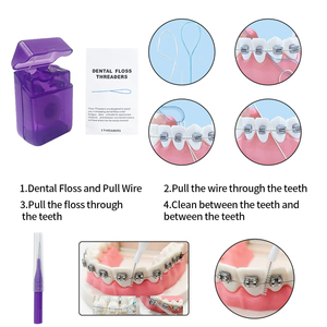 8-in-1 Dental Oral Care <b>Tool</b> Kit Denture Clean <b>Teeth</b> <b>Cleaning</b> Whitening <b>Tool</b> Portable Interdental Brush Foldable Dental Mirror - Product Image 4