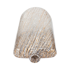 Vaso in Vetro Moderno a Righe con Dettagli Colorati per Soggiorno, Vaso Decorativo per Fiori - Product Image 6