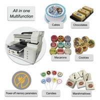 Impresora de Tinta Comestible Todo en Uno para Cabezal de Impresión XP600, Alta Velocidad, Impresión 3D Directa a Alimentos, Máquina Automática Portátil para Imprimir en Chocolate
