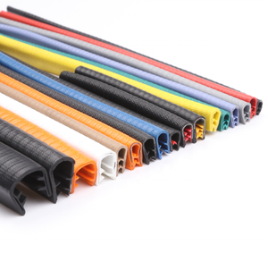 Perfil de protección de seguridad de chapa metálica en U de acero recubierto de caucho <span class=keywords><strong>con</strong></span> borde de hierro impregnado y sellado de acero inoxidable - Product Image 4