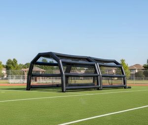 Cage de frappe gonflable, imperméable, légère, personnalisée, portable, terrain de sport de baseball de 30 pieds avec filet et logo personnalisé - Product Image 1