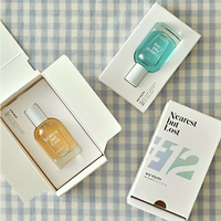 Boîte cadeau de parfum personnalisée avec couvercle magnétique, emballage cadeau haut de gamme en forme de livre pour aromathérapie, impression UV