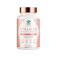 Capsules de collagène OEM ODM avec vitamine C, biotine, complément alimentaire pour la santé de la peau, des cheveux, des ongles et des articulations, 60 capsules