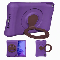 Housse de tablette pour enfants antichoc en silicone HGD pour iPad 9ème génération, étui de 10,2 pouces avec support rotatif 2021