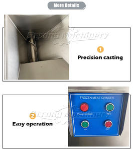 เครื่องจักรแปรรูปเนื้อสัตว์มืออาชีพ เครื่องบดเนื้อ เครื่องตัดเนื้อแช่แข็งอุตสาหกรรม - Product Image 3