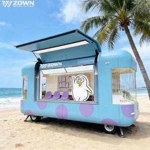 Food Truck Électrique Moderne et Mobile, Personnalisable OEM, avec Système d'Eau Complet, pour Vente de Boissons et Snacks en Rue - Product Image 1
