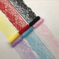 20 Couleurs, 8 cm de large, dentelle en polyester et soie tricotée à la main pour vêtements, canapés, rideaux, accessoires de couture DIY pour la maison