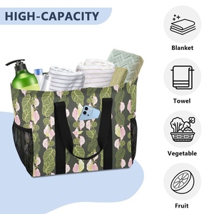 Bolsa de Compras Plegable Grande a Precio Económico, Bolsa de Supermercado Plegable con Bolsillo, Bolsa de Compras Reutilizable Grande - Product Image 5