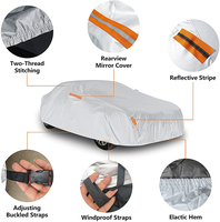 Housse de protection gonflable pour voiture, imperméable et résistante à la grêle, en tissu Oxford, portable, pour extérieur
