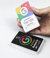 Carte NFC personnalisée pour avis sur les réseaux sociaux, compatible TikTok, pour entreprises et hôtels, avec fonction RFID pour cartes de membre