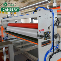 Flux de travail rationalisé bois pvc colle froide pur profil machine d'emballage pour armoires automatique pvc colle froide machine à plastifier