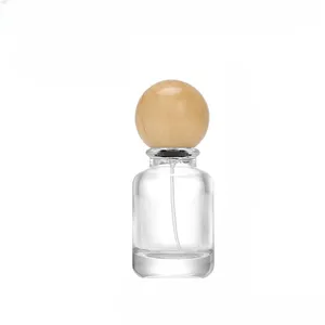 in stock wholesale 30/50/100ml perfume glass empty bottle fine spray press portable sub-packaging small sample