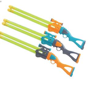 批发夏季户外泳池沙滩喷雾游戏玩玩具塑料双管水枪 - Product Image 1