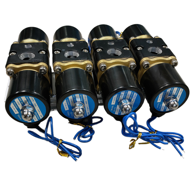 Assembly 1/2" Fast Air Bag System Control Ride Manifold Valve Suspension VUX-4F Dot Fitting 2W160-4F Block Solenoid Valve