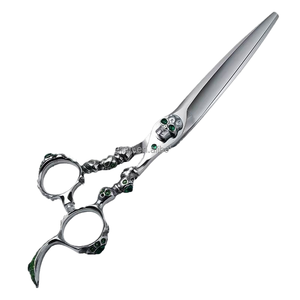 6 Inch 440C Stainless Steel Thinning Hairdressing Barber Japanese <b>Hair</b> Cutting Professional <b>Scissors</b> 30 Teeth - Product Image 3