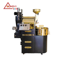 Machine à torréfier le café intelligente Dongyi 2,5 kg, 3,5 kg, 6,5 kg, à flamme indirecte, tambour double couche pour caféterie