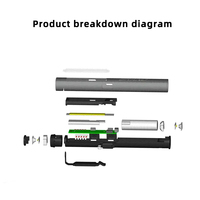 Linterna de luz led 3 en 1 recargable, lámpara de luz led 3 en 1