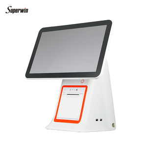 Pos CuộN Nhiệt Điện Thoại Di Động Pos Với Đầu Đọc Thẻ Odoo Tự Động Thu Ngân Nhà Hàng Thu Ngân Đăng Ký Máy PDA - Product Image 1