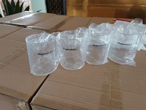 Vases à fleurs en acrylique transparent sur table, cylindre de boîte d'alimentation pour fleurs, porte-stylo avec impression Logo - Product Image 4