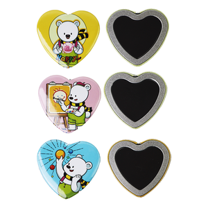 Bộ dụng cụ làm nam châm hình trái tim 57x54mm cho tủ lạnh, bao gồm máy, dao cắt và 100 miếng vật liệu làm nam châm - Product Image 5