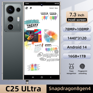Nuevo c25 ultra con envío gratis, gran memoria de 16GB+1TB, cámara de alta definición de 72MP+108MP, pantalla grande de 7.3 pulgadas, desbloqueo, Android 15.0 original. - Product Image 1