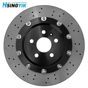 Disques de frein arrière en carbone-céramique modifiés et améliorés de 355 mm, perforés et rainurés, pour <span class=keywords><strong>Audi</strong></span> SQ7 <span class=keywords><strong>RS3</strong></span> 8v - Product Image 3